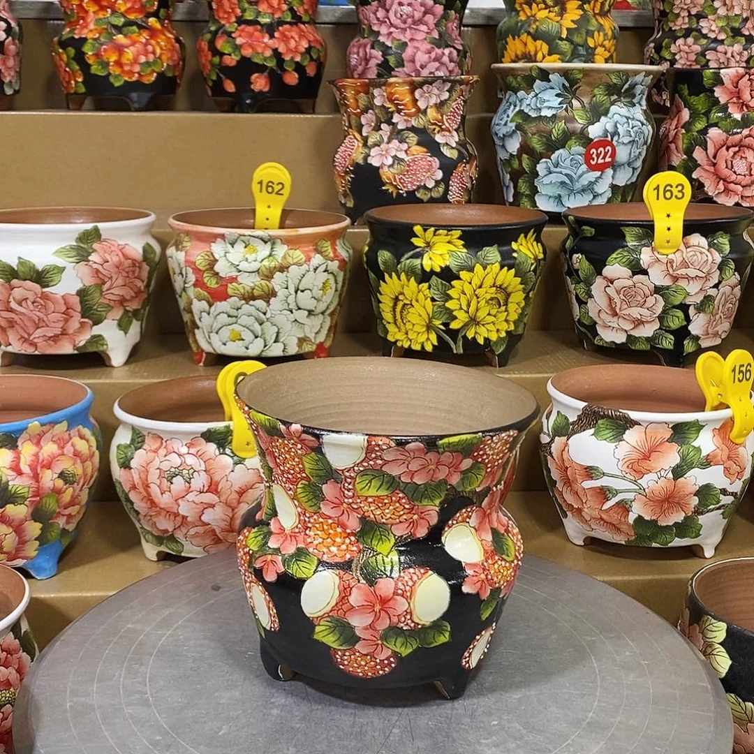 景德镇精品博采美盆15/14.5