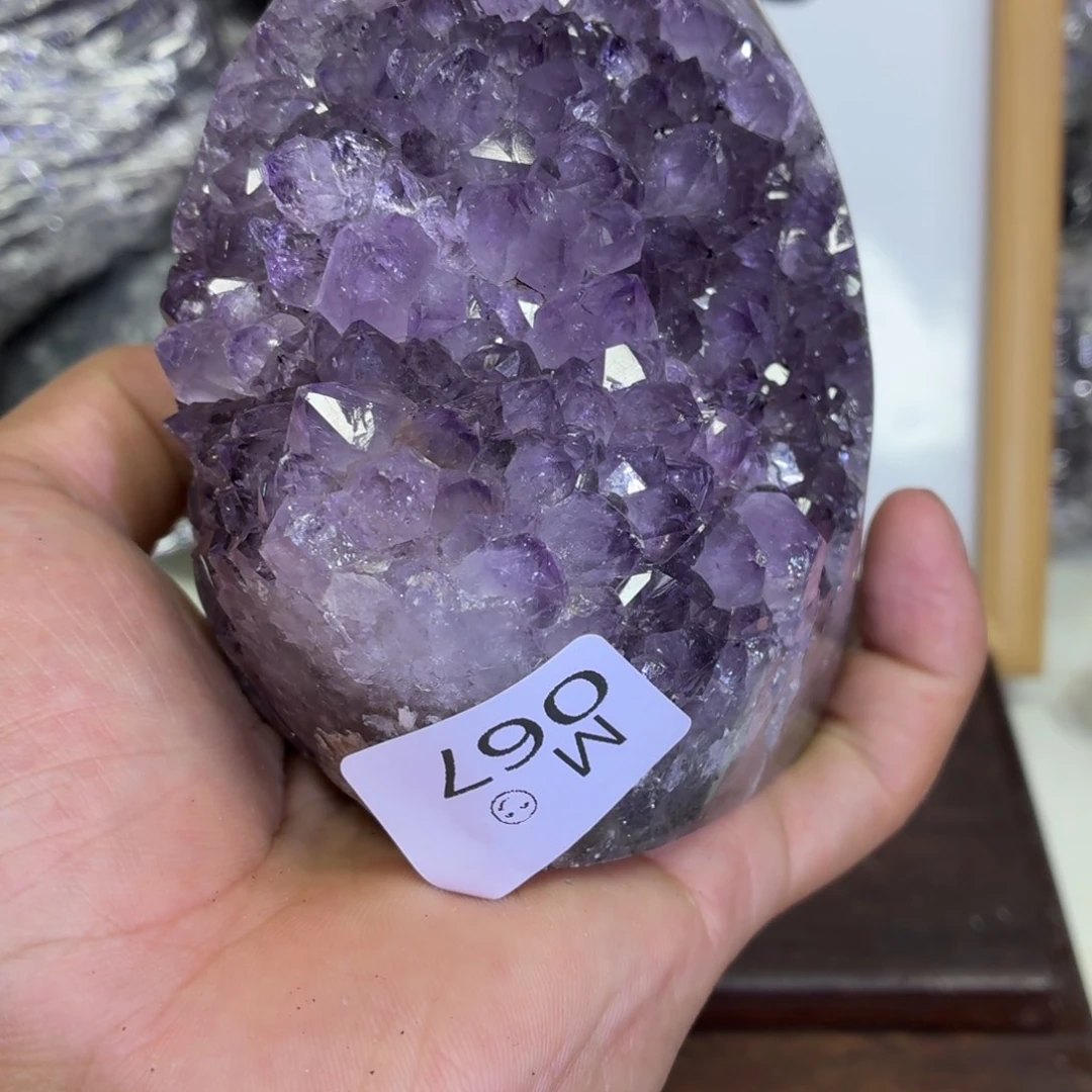 未镶嵌摆件紫晶水晶