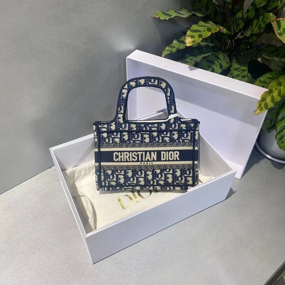 99新 DIOR/迪奥 迪奥    老花经典小托特包 手提包-3