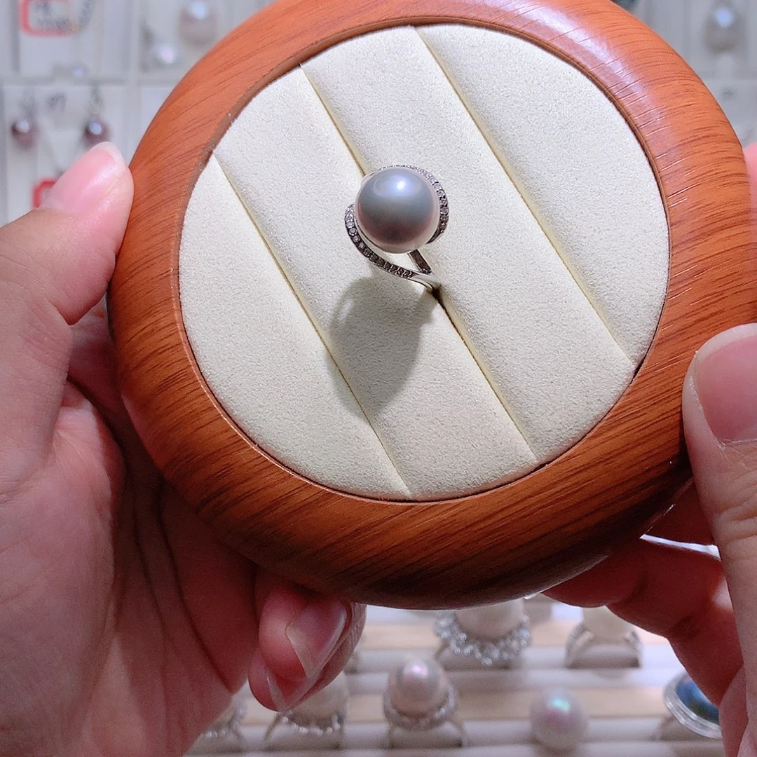 未镶嵌淡水珍珠戒指CC11.9mm