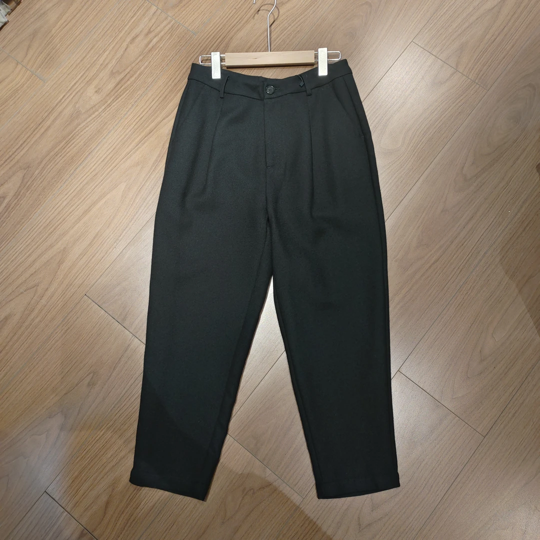 米姗高品质女装常规款羊毛小脚裤（不含腰带）