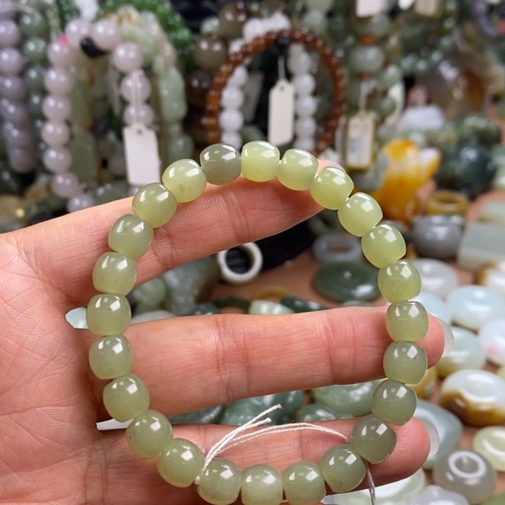 和田玉未镶嵌手链