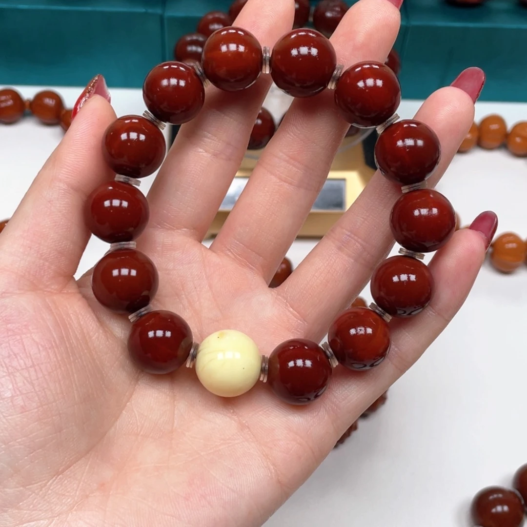 橄榄核手串光珠，