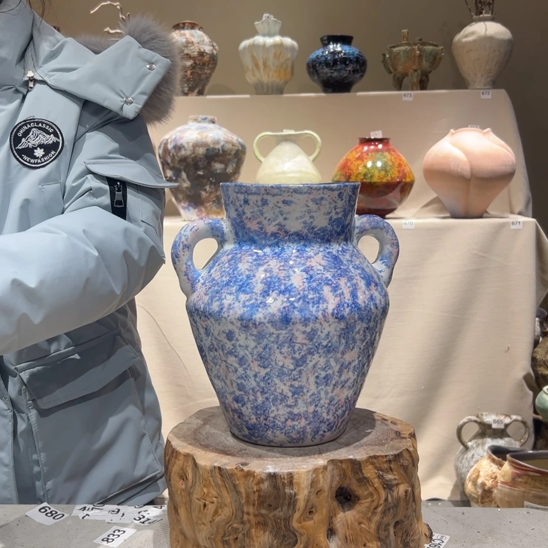 景德镇高温陶瓷花瓶摆件780花瓶摆件