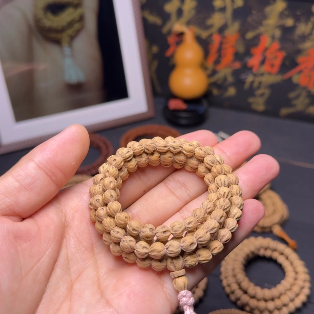 柏香籽/百香籽吊坠纯原桩莲花 陨石坑
