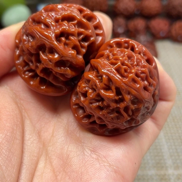 桃核把件宫灯文玩核桃39