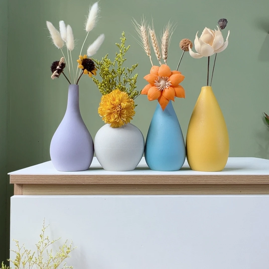 摆件花瓶带花高度20-30厘米左右