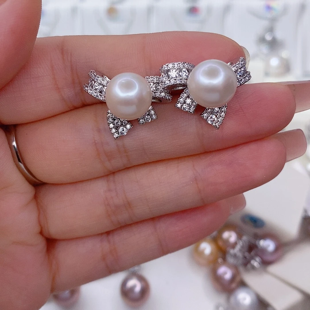 淡水珍珠未镶嵌耳饰