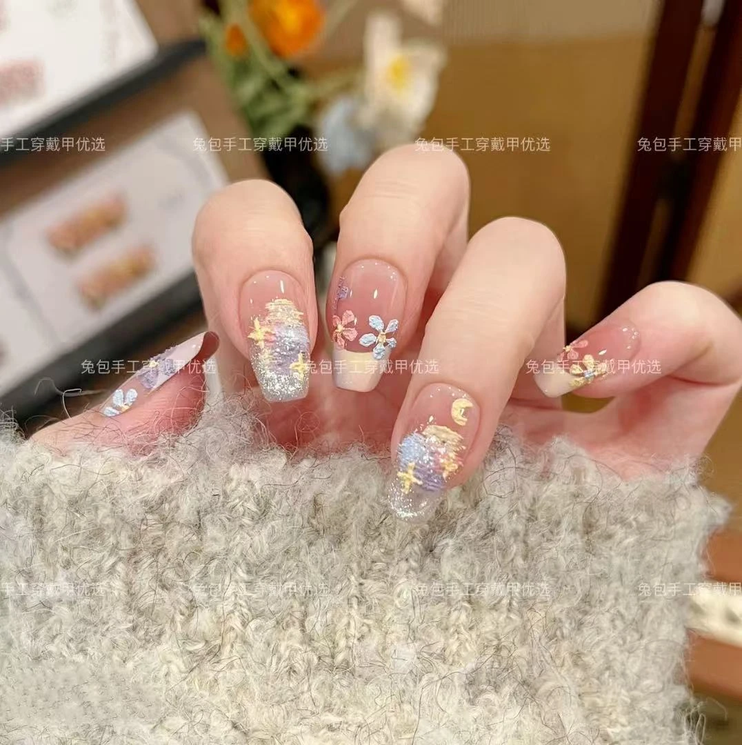 【油画情诗】纯手工穿戴甲只有工具包只有工具包