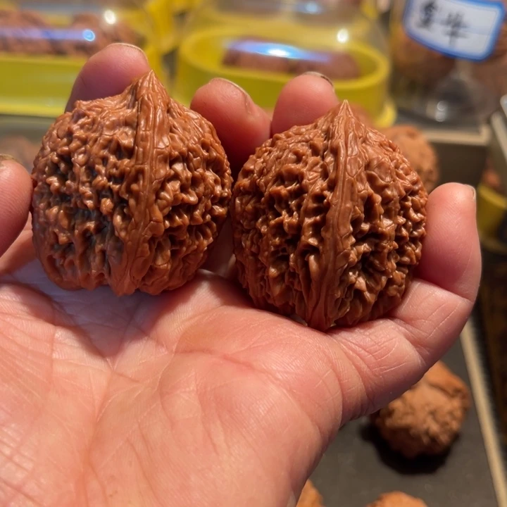 文玩核桃把件全品大蒜头边37➕