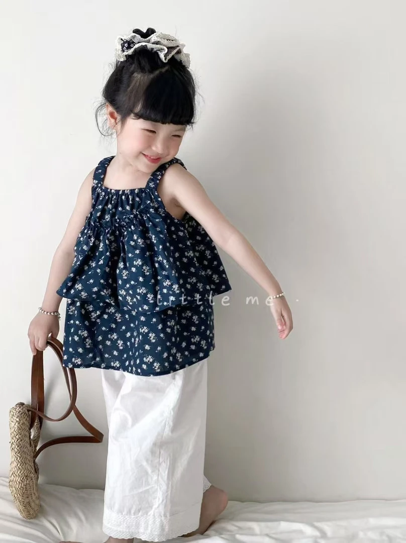 【No退换】菡菡童装小众高品女童时髦韩版休闲套装（下单备注编号）