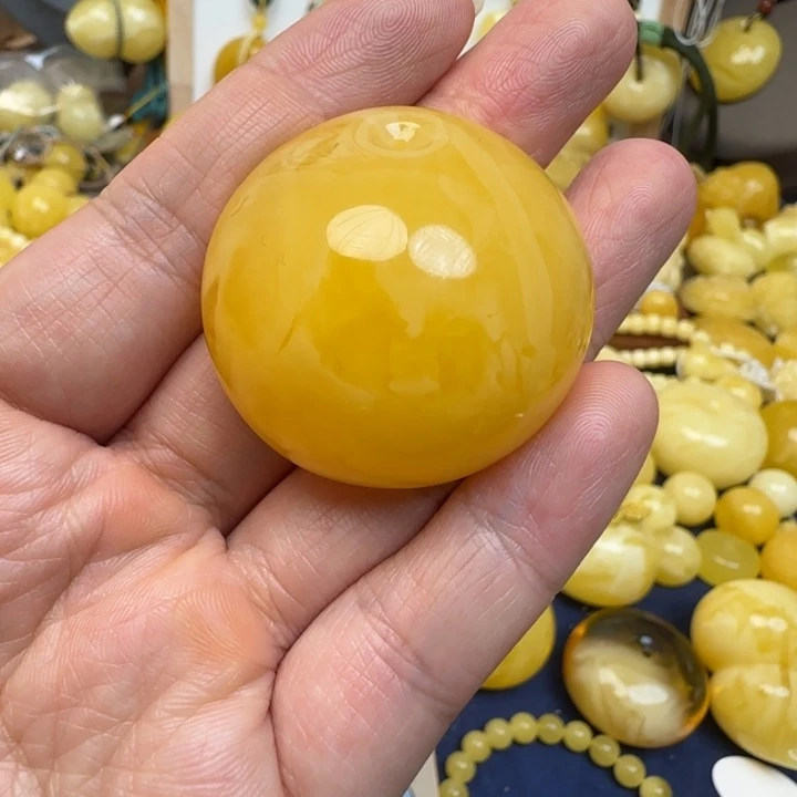 蜜蜡未镶嵌颈饰天然蜜蜡