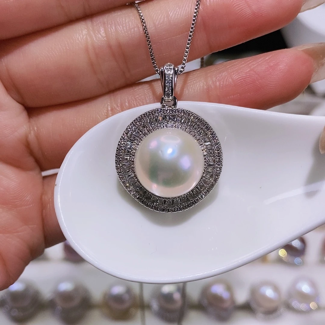 淡水珍珠颈饰合金