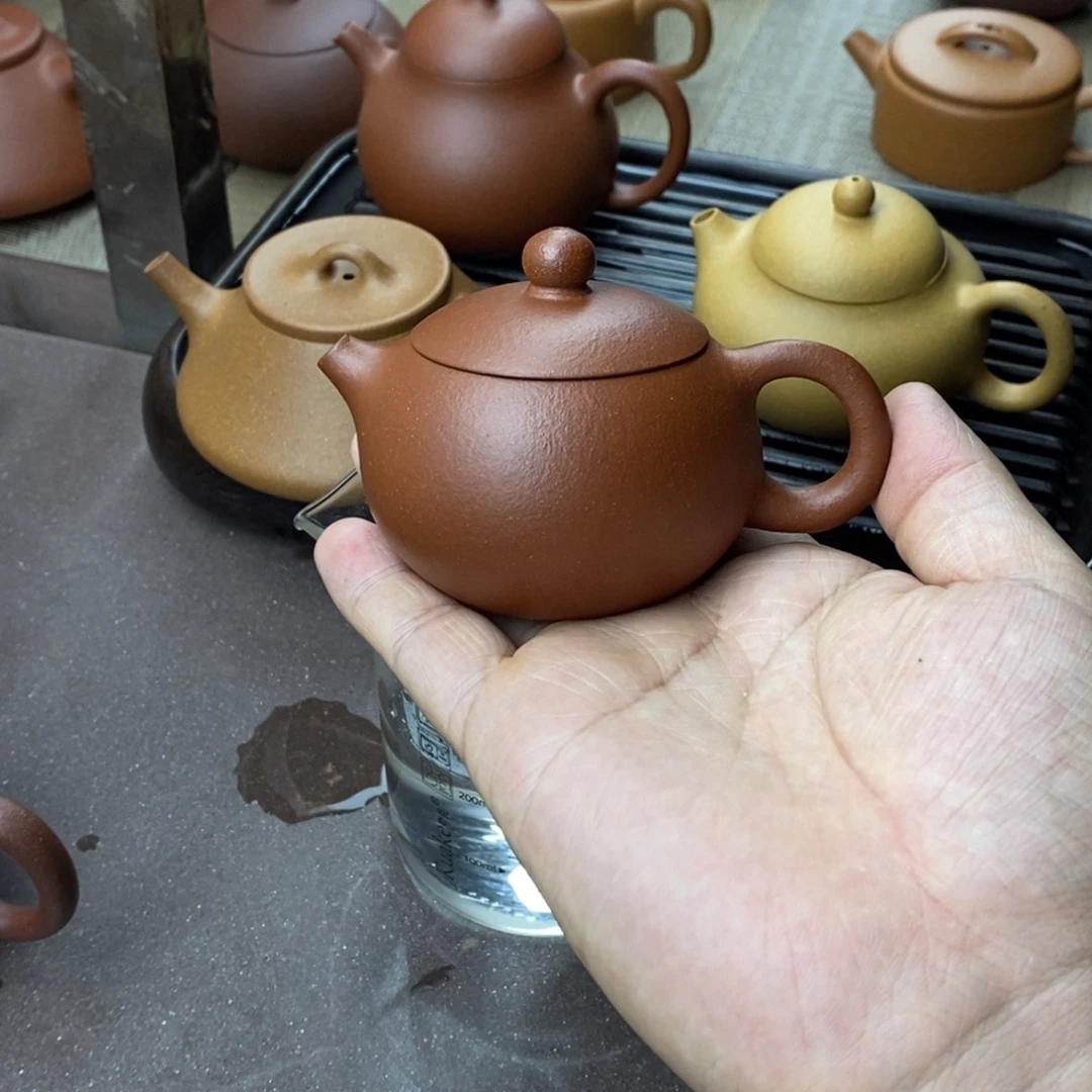 茶壶紫砂紫砂红降坡西壶