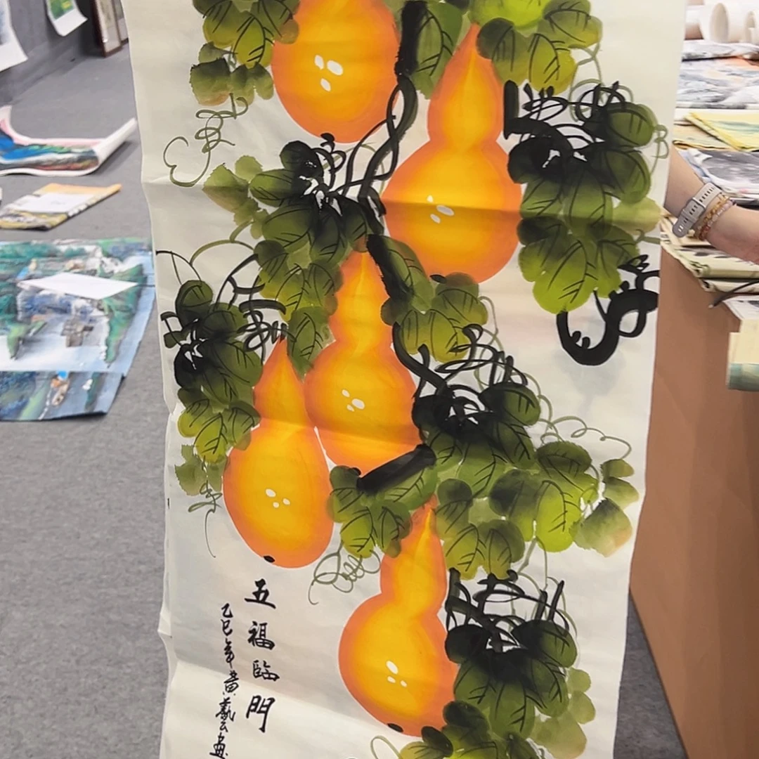 国画事事顺心如意万事如意万事