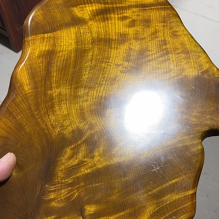 金丝楠随形干泡盘6666