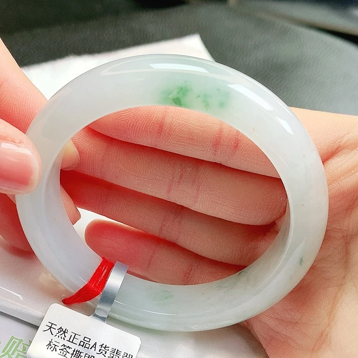 翡翠未镶嵌手镯缅甸天然A货翡翠