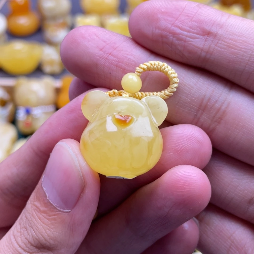 琥珀未镶嵌裸石蜜蜡