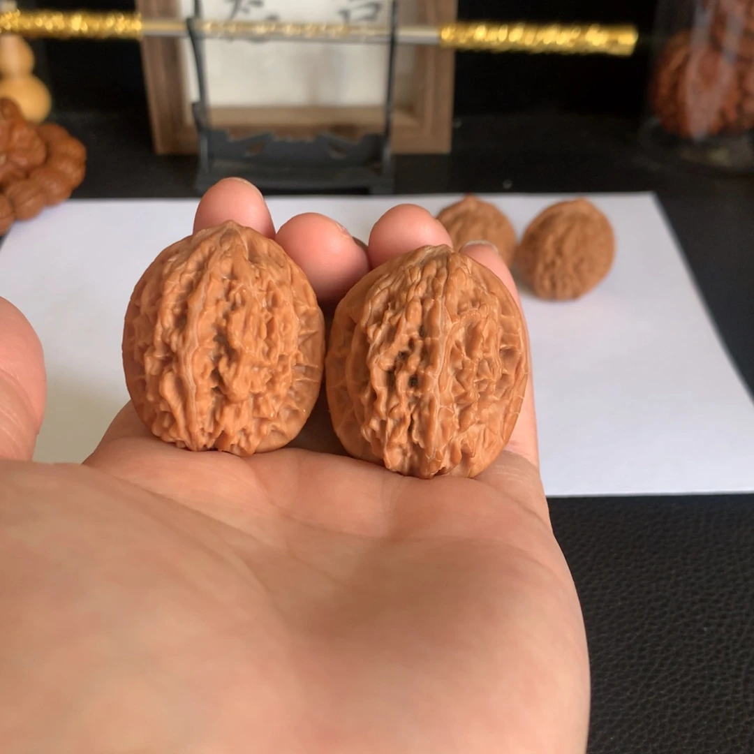 文玩核桃把件饕餮纹33