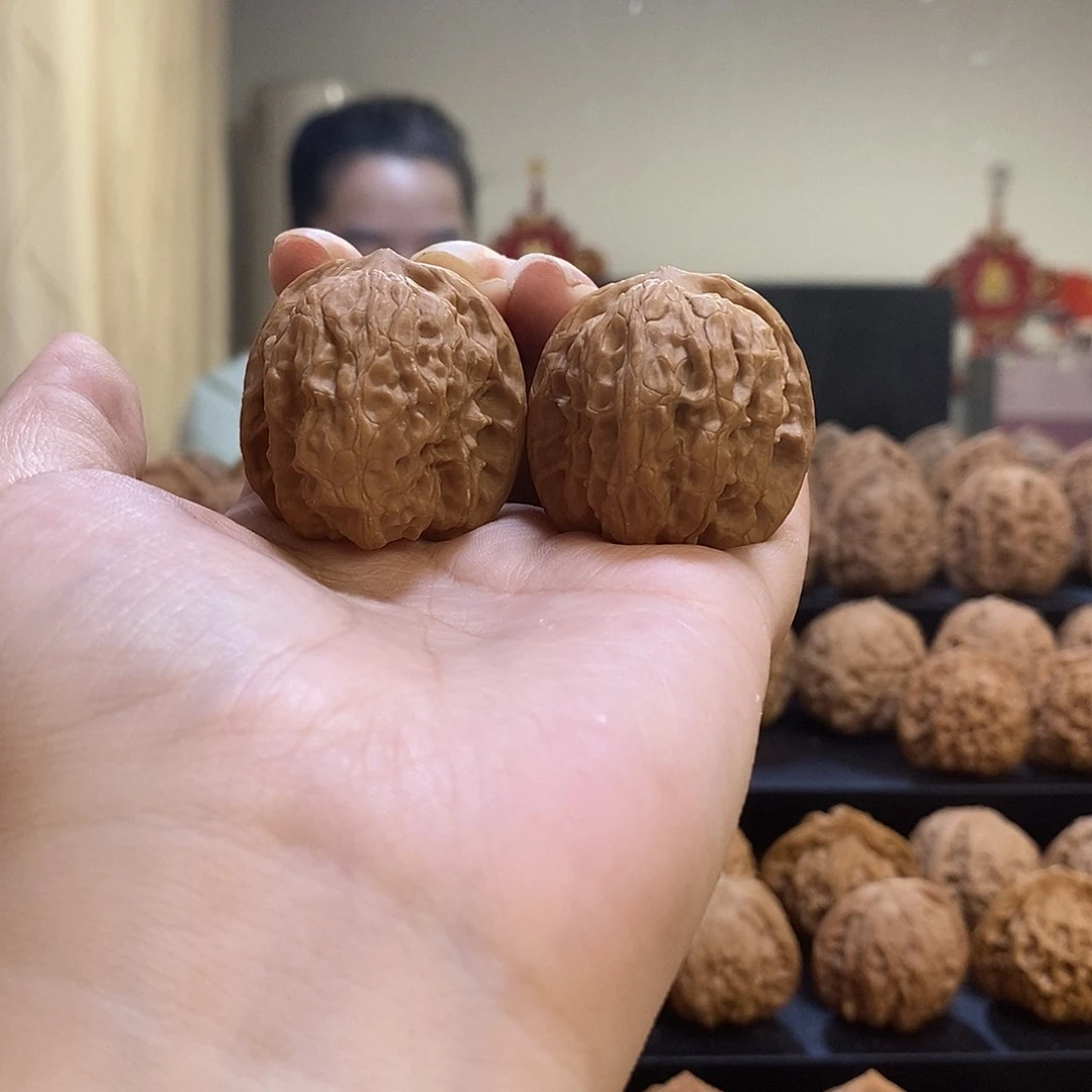 把件文玩核桃34野狼