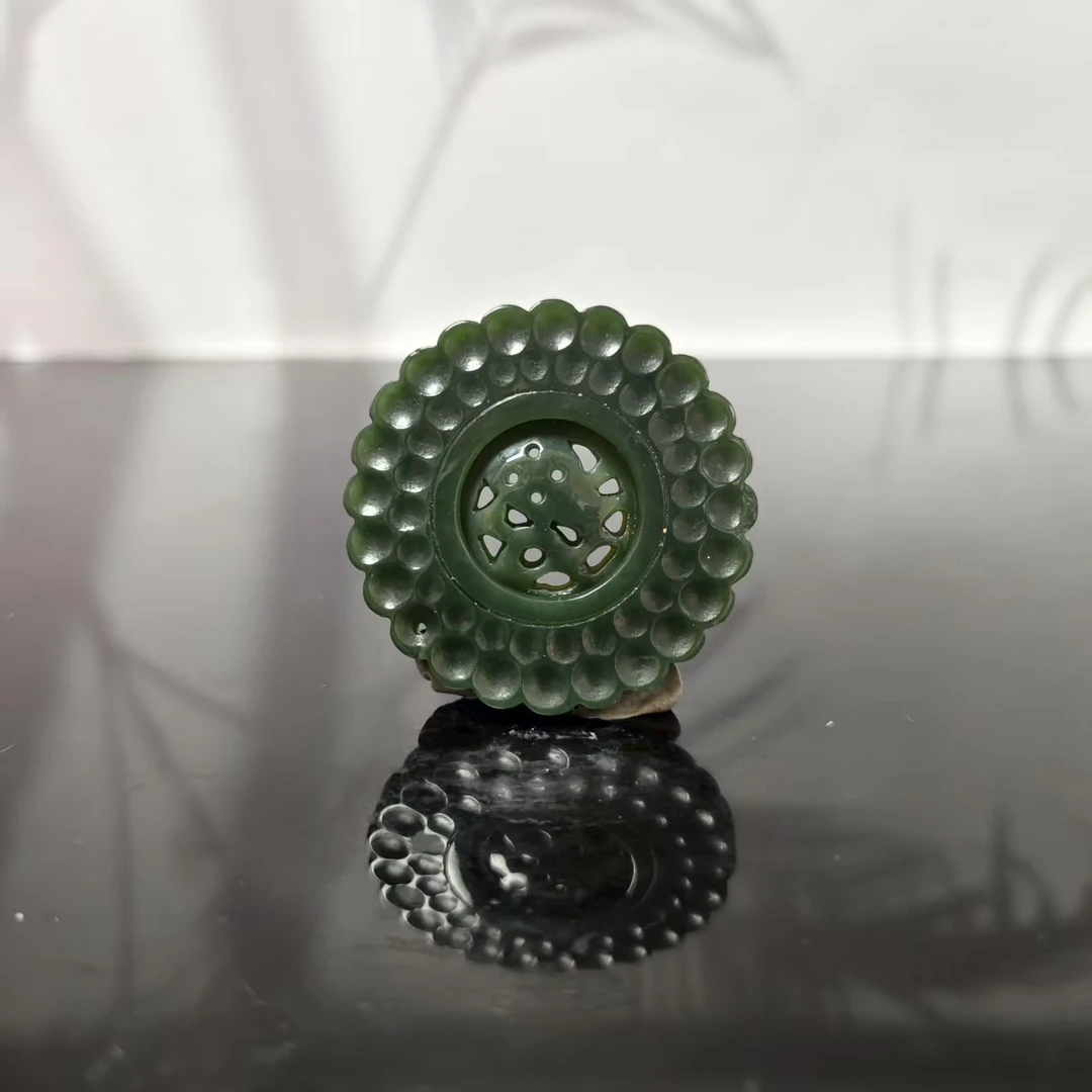 Z和田玉时来运转吊坠0038