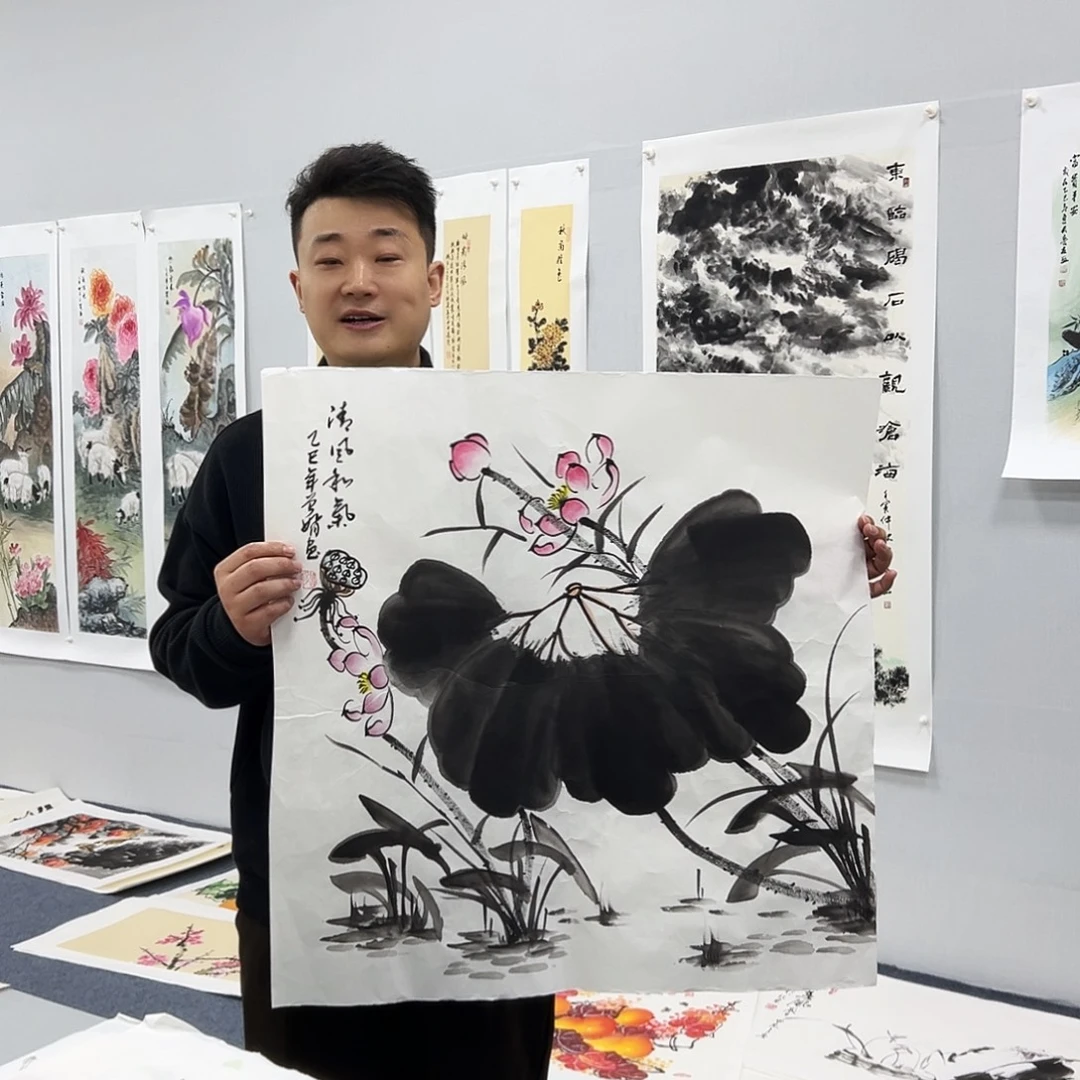 国画国画作品宣纸纯手绘