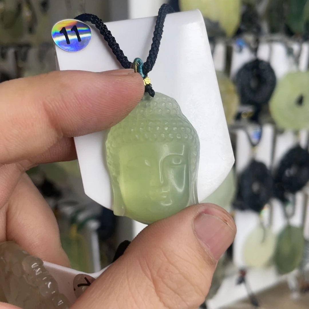 【闪购商品】岫玉颈饰未镶嵌W****r佛头