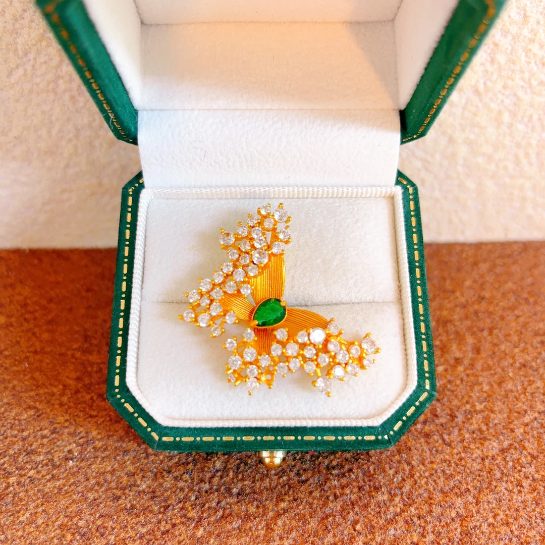 吊坠 60358精美拉丝工艺蝴蝶吊坠