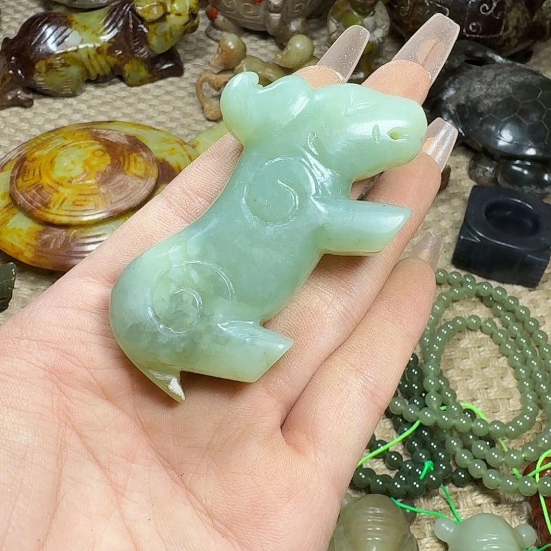 白玉菩提吊坠挂件