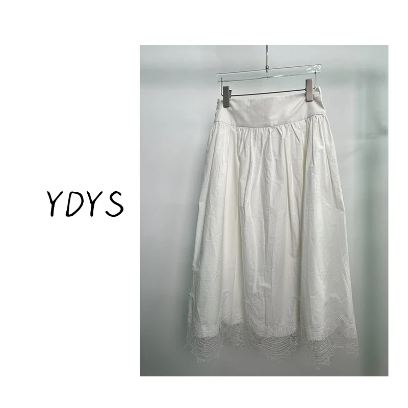 【YDYS】25Y00068 2025新款时尚气质小众蕾丝长裙