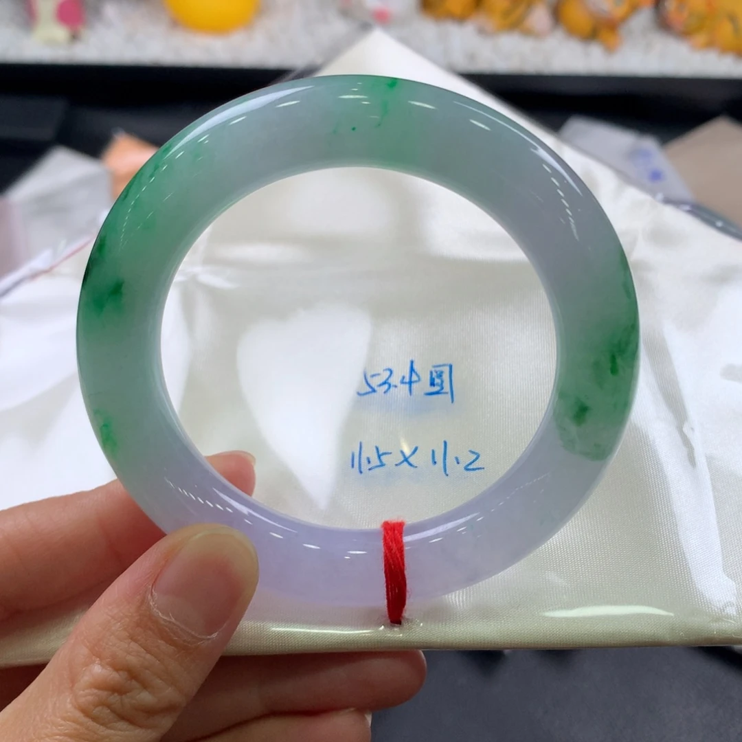 翡翠未镶嵌手镯17号有包容