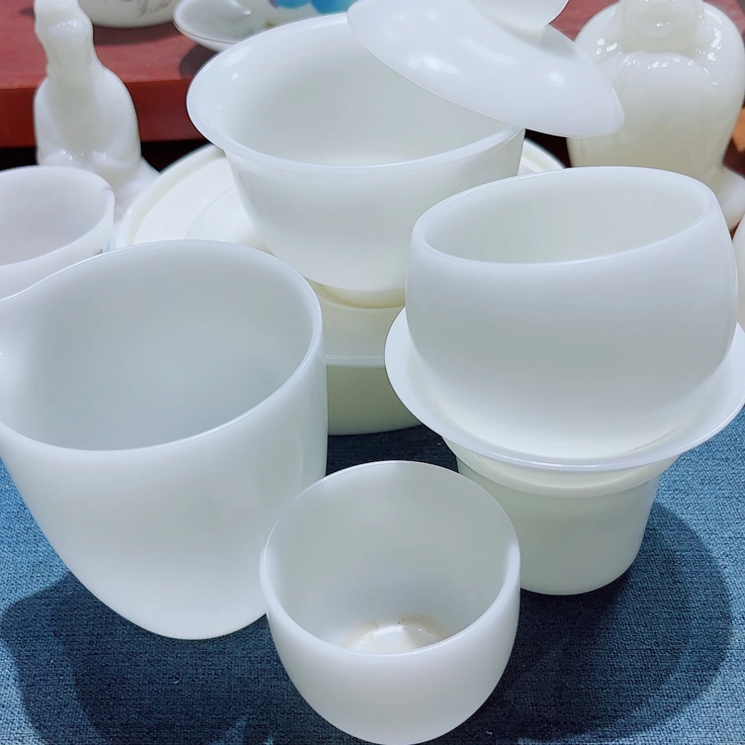 陶瓷素烧璞玉160cc➕6杯套组安全