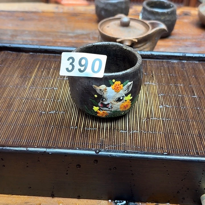 纯手工制作粗陶茶具