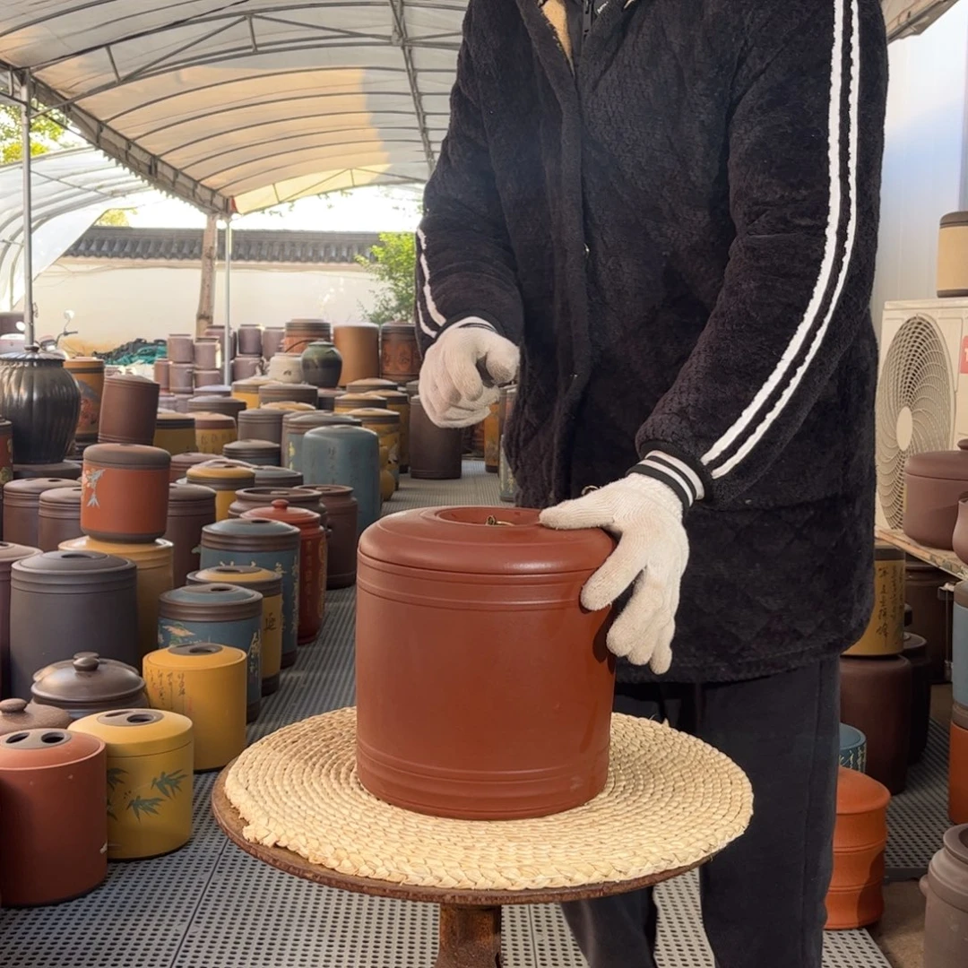 茶叶罐紫砂7 饼茶叶罐