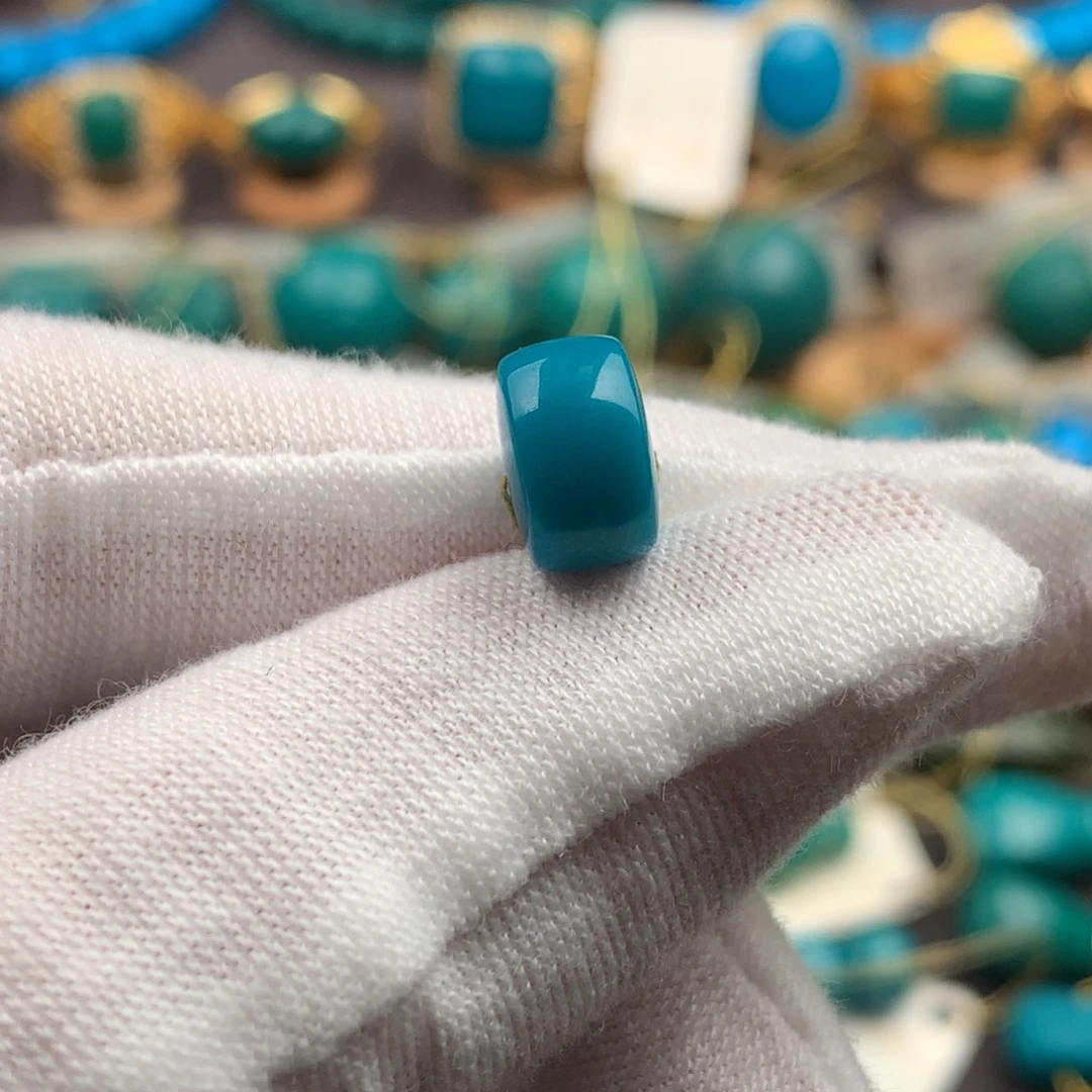 绿松石未镶嵌绿松石9.2mm