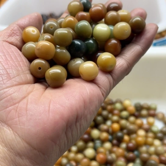 吊坠白玉菩提精品12-10糖果桶珠60