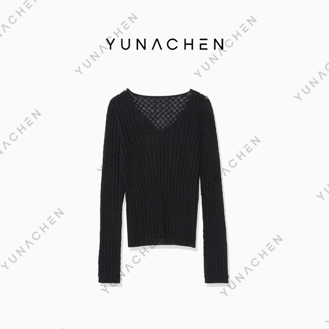 【续词】A27时尚气质轻奢气质百搭潮流套头针织衫253-83138