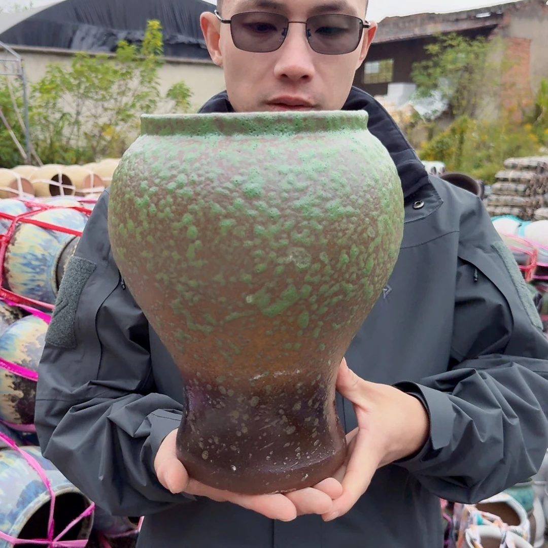 紫砂花盆口16高26（一个美人鱼牛油果