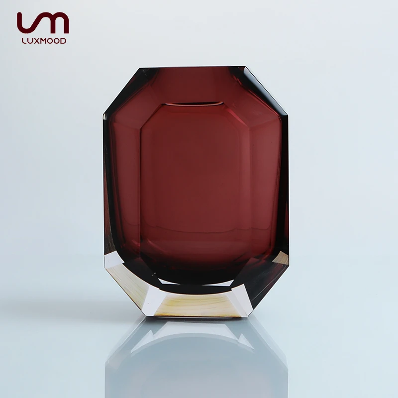 LUXMOOD勒慕轻奢现代琉璃摆件创意玻璃客厅玄关装饰摆件乔迁礼品