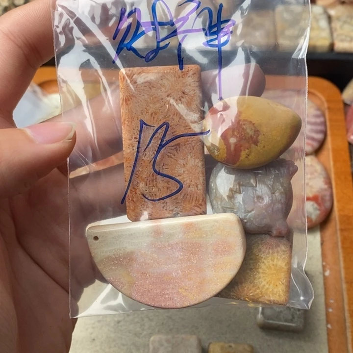 硅化玉颈饰足金镶嵌?****宝