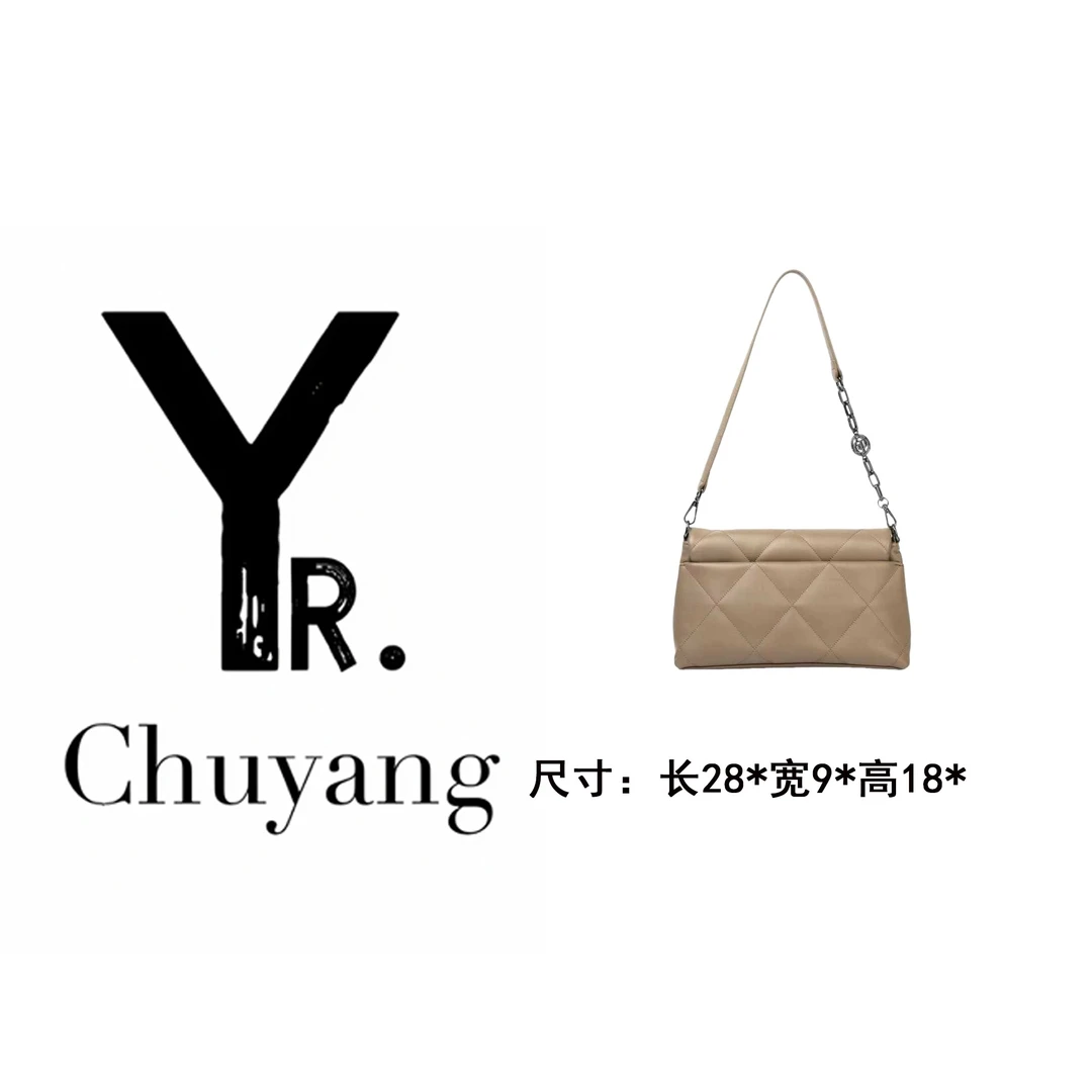 【初阳甄选】BF-66688-褐色防水斜挎款拉链手提款防脏单肩包