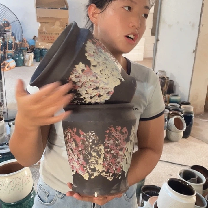 正品两个18/22红陶