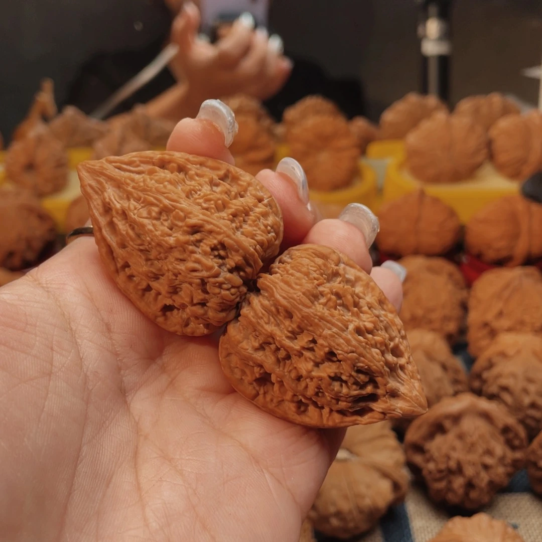 吊坠文玩核桃朝*月34塔尖40