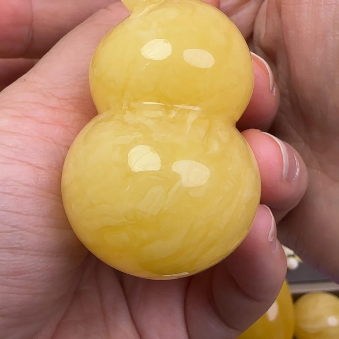蜜蜡颈饰未镶嵌天然蜜蜡