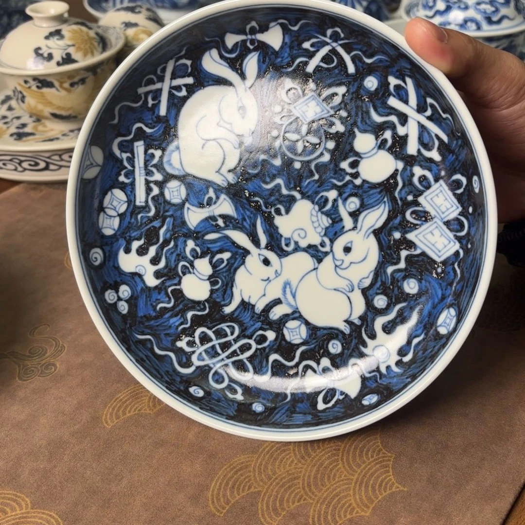 陶摆件景德镇手绘茶器