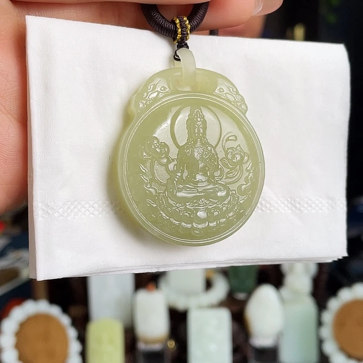 和田玉未镶嵌颈饰定制发货