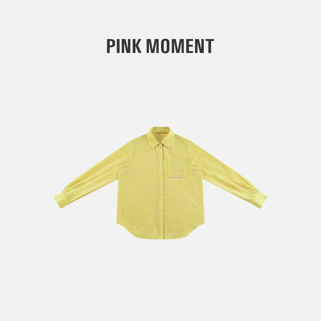 PM 黄色羊毛内搭衬衫 NC1D1226