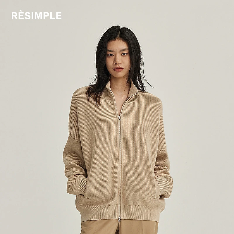 RESIMPLE简单点极简生活-开衫针织衫-0726