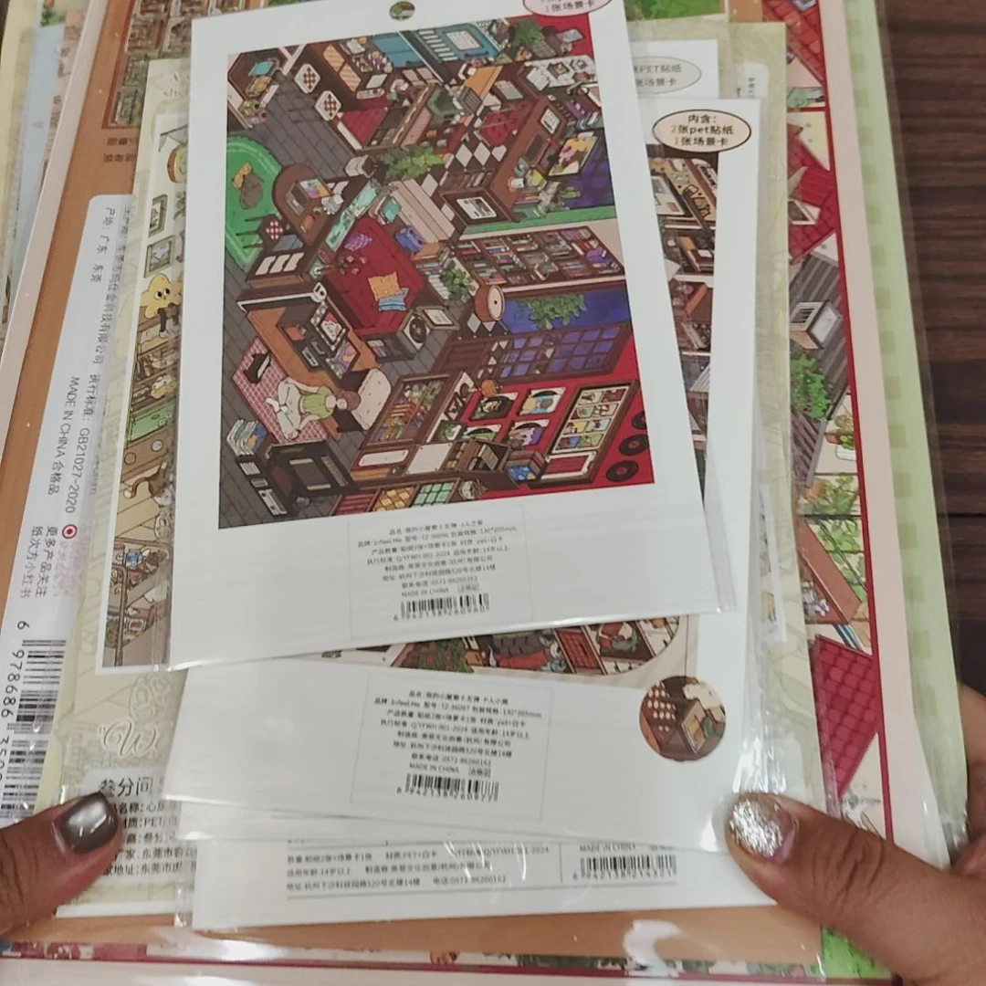 造景贴纸现场选购