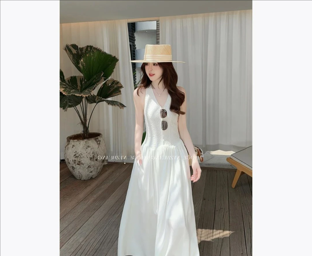 严选●初恋秀智C5LYQ1919A连衣裙预时尚款时尚法式夏季设计感
